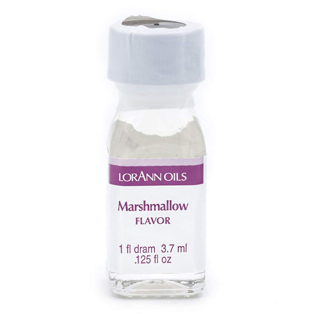 LorAnn Oils Super Strength Flavoring - Used For Candy Making, Flavoring, Baking, Hard Candy, & Flavor Oils - Bold, Natural Flavors 4X Stronger Than Extracts - Marshmallow, Pack of 2, 0.125 fl oz