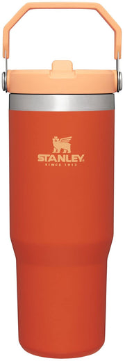 Stanley IceFlow 2.0 Flip Straw Tumbler with Handle 30 oz | Twist On Lid and Flip Up Straw | Leakproof Water Bottle | Insulated Stainless Steel | BPA-Free | Prickly Pear