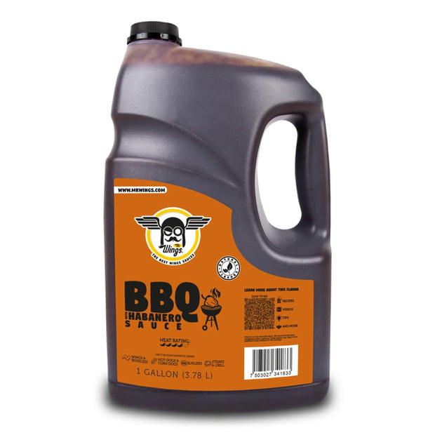 Mr Wings Chipotle Pepper & Orange Mild Sauce 1 Gallon (128 Fl Oz). Authentic consistent chili sauce, ideal for cooking pork and chicken. Big sauce bulk.