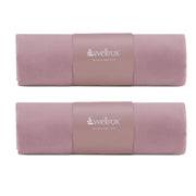 Microfiber Yoga Hand Towel – Super Soft, Quick-Dry, Non Slip Yoga Towel for Hot Pilates, Gym & Workouts (26.5" x 16", Rose)
