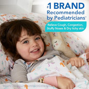 Vicks 3-in-1 SleepyTime Humidifier, No. 1 Brand Recommended by Pediatricians*. Cool Mist Humidifier with Night-Light, and Essential Oil Diffuser for Baby and Kids rooms. Visible Cool Mist, White.