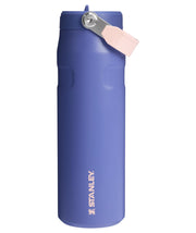 Stanley IceFlow Flip Straw 2.0 Water Bottle 24 oz | Built-In Straw for Travel and Sports | Lightweight and Leak Resistant | Insulated Stainless Steel | BPA-Free | Pink Mesa