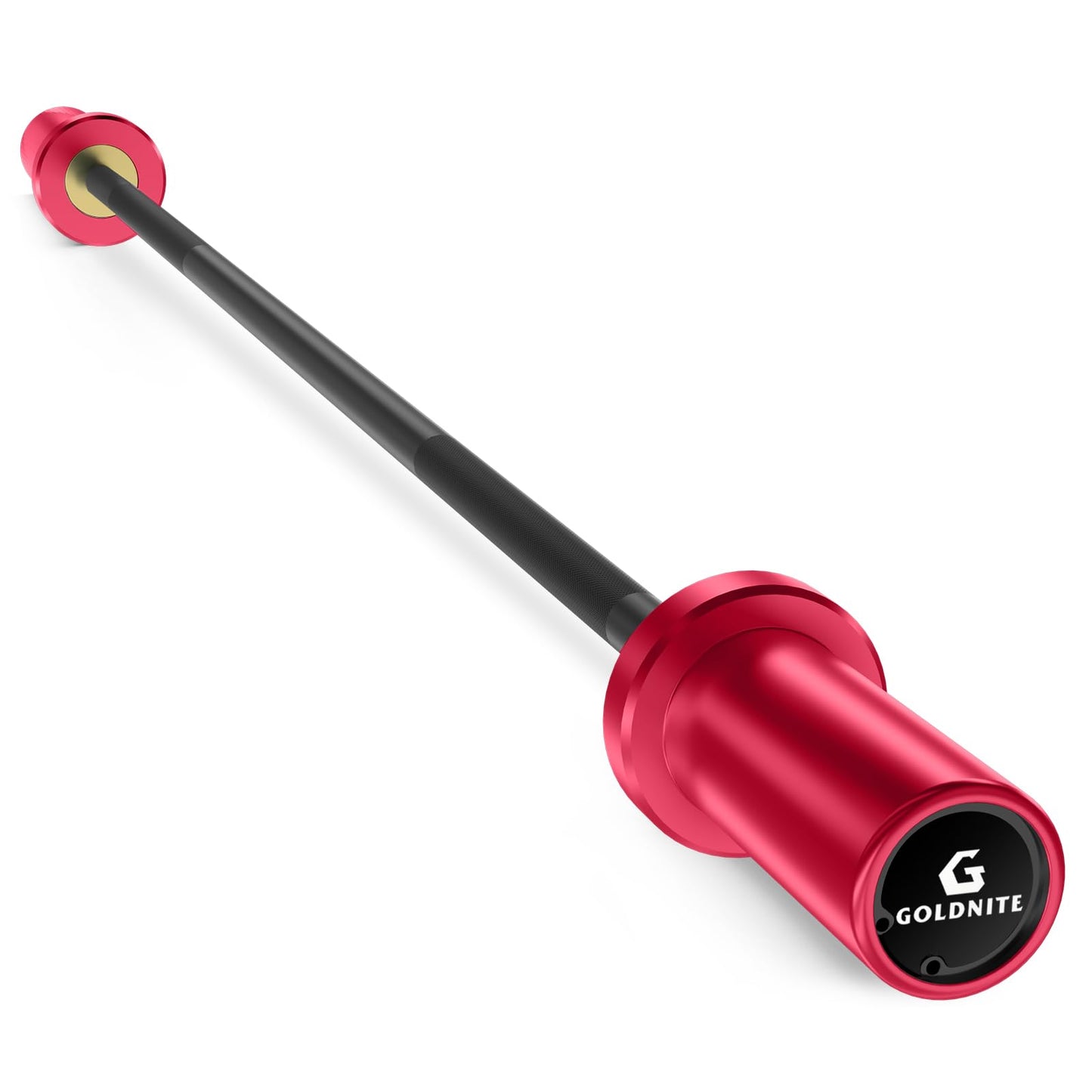 5.5LB Mini Barbell Bar 4Ft for Beginners Women & Kids-100LB Capacity Lightweight Weightlifting Bar- Multi-Color for 2-Inch Weight Plates Total Body Workout Strength Training Home Gym