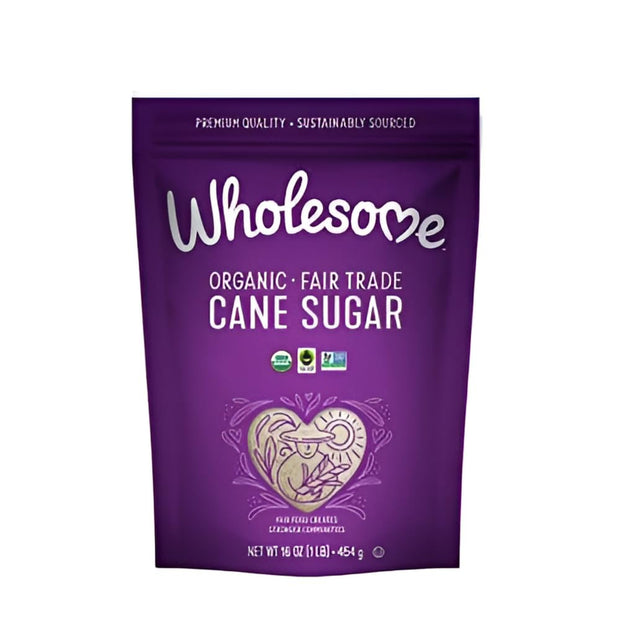 Wholesome Sweeteners 10-Pound Organic Cane Sugar, Fair Trade, Non GMO, Gluten Free, Pure & Vegan, for Baking and Sweetening