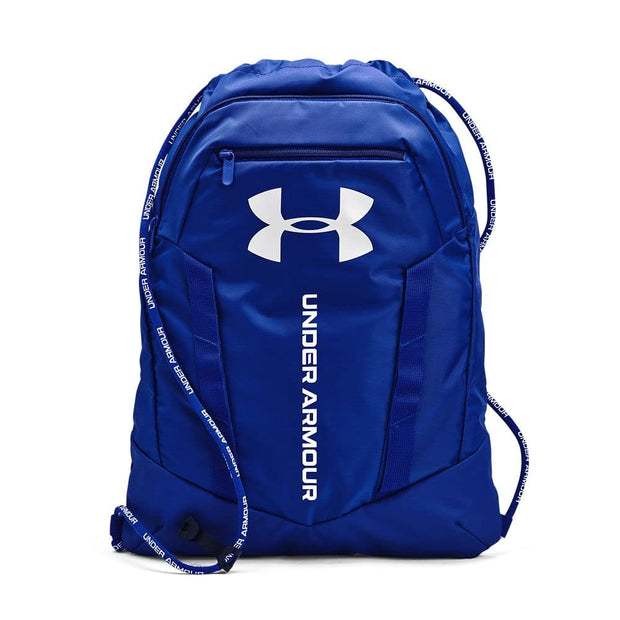 Under Armour Unisex-Adult Undeniable Sackpack , Black (001)/Metallic Silver , One Size Fits Most