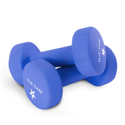 Yes4All Neoprene Coated Dumbbell Hand Weight Sets of 2 - Multiple Weight Options with 15 Colors, Anti-roll, Anti-Slip, Hexagon Shape