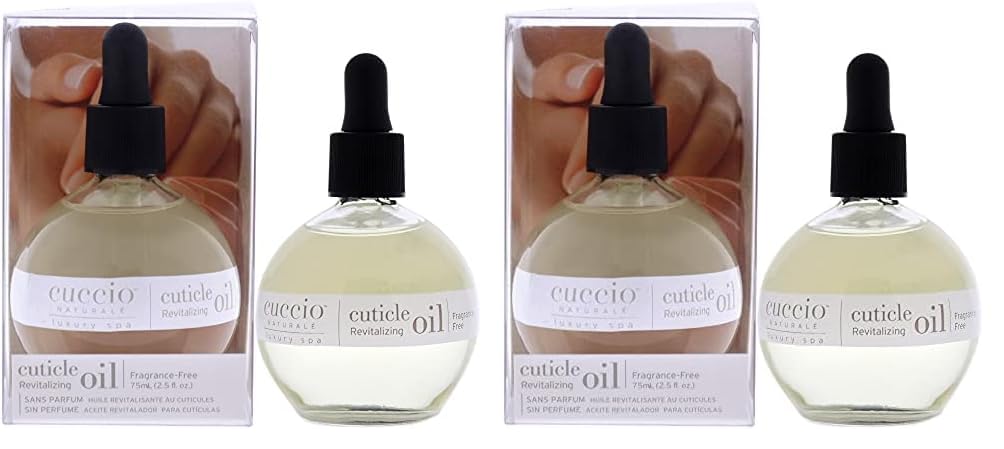 Cuccio Naturale Revitalizing- Hydrating Oil For Repaired Cuticles Overnight - Remedy For Damaged Skin And Thin Nails - Paraben /Cruelty-Free Formula - Milk And Honey - 2.5 Oz