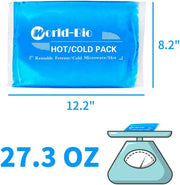 Soft Ice Packs Reusable Gel Pack 2, Hot and Cold Gel Ice Packs for Injuries, Headaches, Joint Pain Relief, Comfort Ice Pack Flexible Therapy on Neck, Ankle, Knee, Leg, Shoulder, Elbow, Wrist, Feet