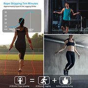 Jump rope, Professional Weighted Jump rope workout, Adjustable Tangle-Free with Ball Bearings Exerciser Jump ropes for Cardio, Endurance Training, Fitness Workouts, Jumping Exercise