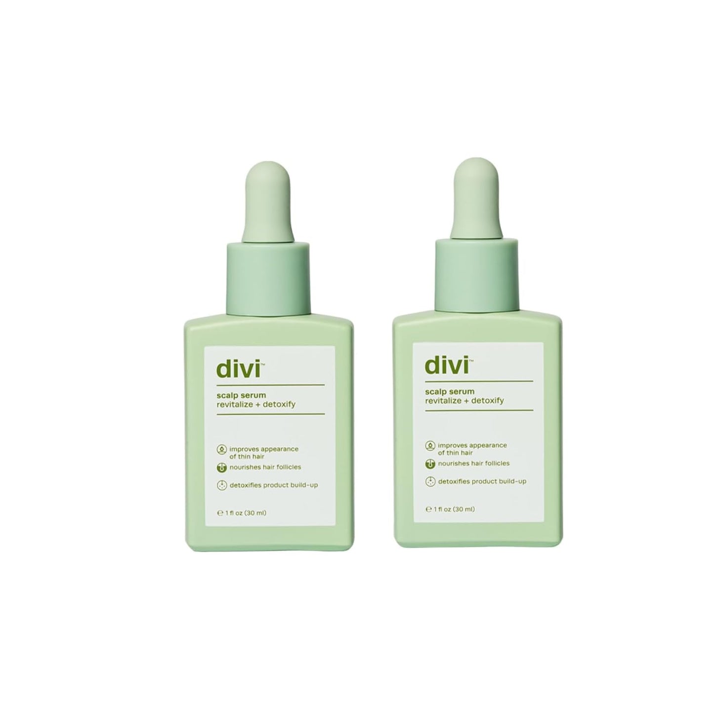 Divi Scalp Serum for Thinning Hair Clinically Tested, Nourishing Formula with Amino Acids, Caffeine & Rosemary Oil Promotes Healthy Scalp & Fuller-Looking Hair, Reduces Oil & Product Buildup