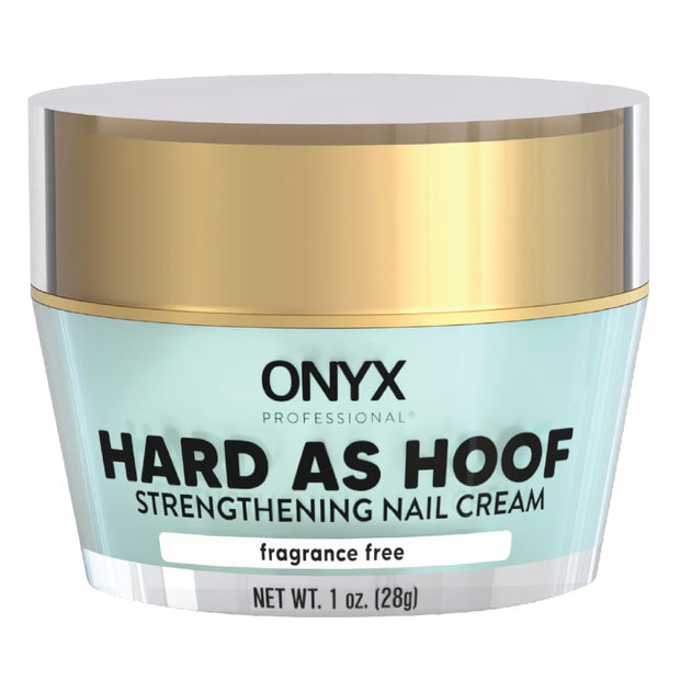 Onyx Professional Hard as Hoof Nail Strengthening Cream with Coconut Scent, Nail Growth & Conditioning Cuticle Cream Stops Splits, Chips, Cracks & Strengthens Nails, 1 oz