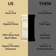 Jacob Bar, Protein Bars, Vanilla (9 Bars Total) - 20g Grass-Fed Protein, No Seed Oils, Nothing Artificial