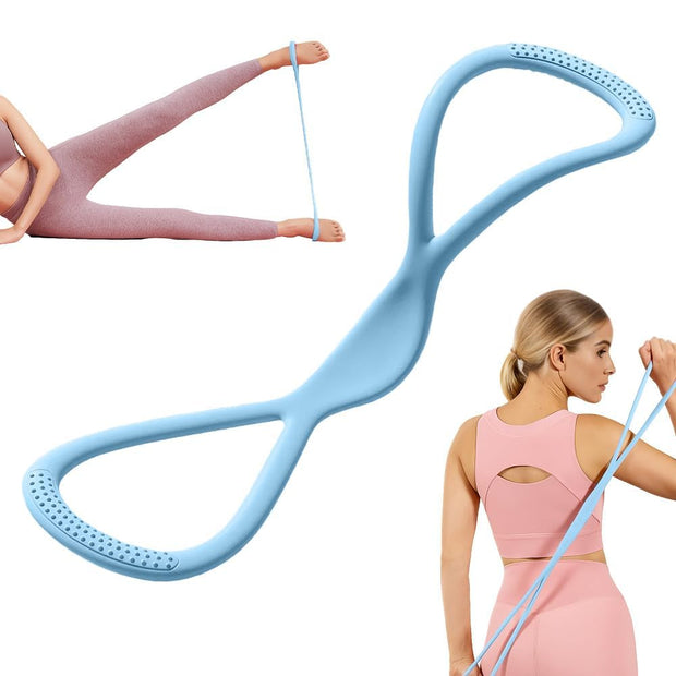 Resistance Bands,2025 New Figure 8 Resistance Bands with Handles for Women Men,Exercise Bands for Working Out,Arm,Back,Fullbody Yoga Pulling Rope,Elastic Stretch Bands