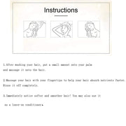 Magical Keratin Hair Treatment Oil, 2pcs Advanced Molecular Hair Roots Professtional Hair Conditioner, 5 Seconds to Restore Soft Hair, Deep Suitable for Dry & Damaged Hair-60ml