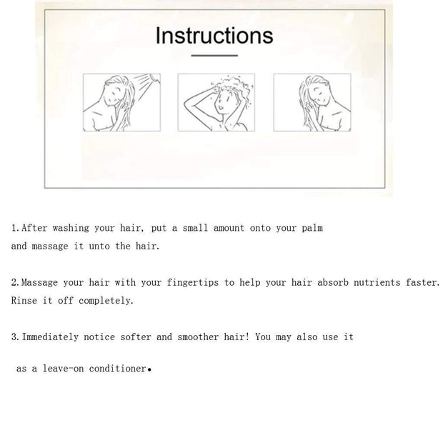 Magical Keratin Hair Treatment Oil, 2pcs Advanced Molecular Hair Roots Professtional Hair Conditioner, 5 Seconds to Restore Soft Hair, Deep Suitable for Dry & Damaged Hair-60ml