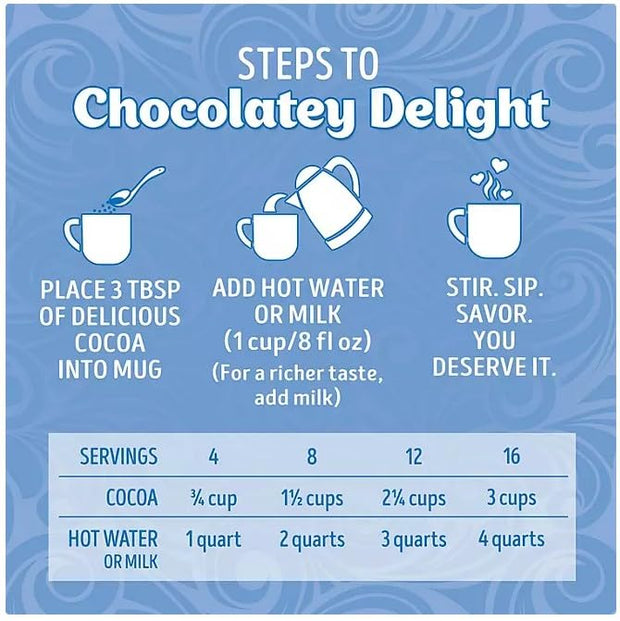 Milk Chocolate Hot Cocoa Mix Canister, 76.5 oz.