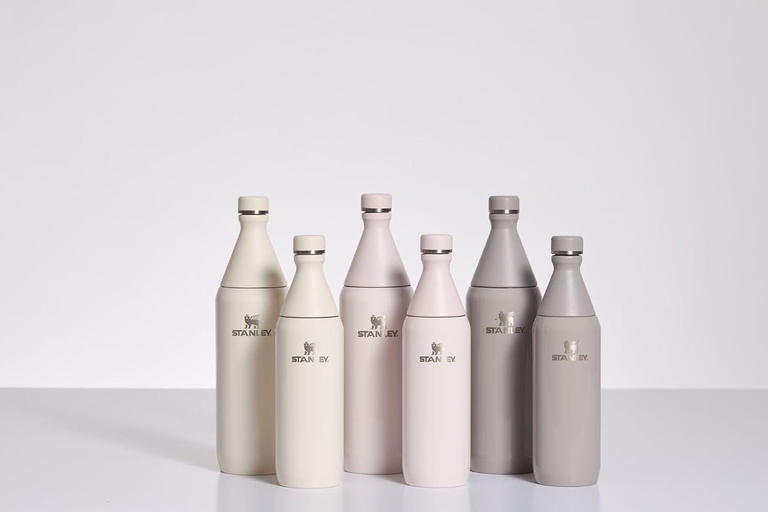 Stanley All Day Slim Bottle 34 oz | Leakproof Twist on Lid | Slim Design for Travel and Gym | Insulated Stainless Steel Water Bottle | BPA-Free | Mist