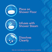 Vicks, VapoShower Plus, Shower Steamers, Eucalyptus Shower Steamer & Menthol Scent, Clean Dissolving Vapor Shower Tablets, Aromatherapy Shower Steamer & Shower Bombs, 12 count