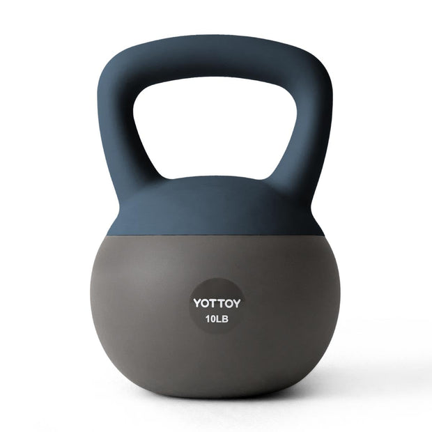 YOTTOY Soft Kettlebell, Set for Strength Training Kettlebells & Home Workouts, Soft-Sided Cushioned Base, Wide-Handle - Ideal for Men, Women, & Beginners