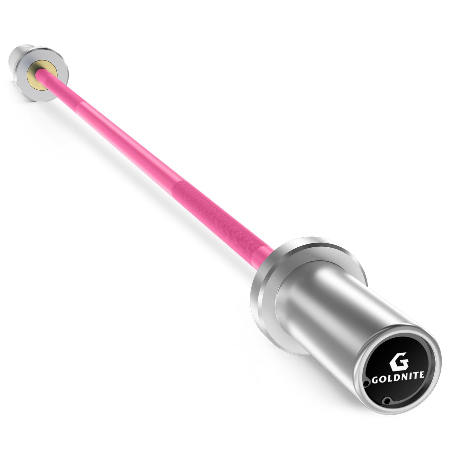 5.5LB Mini Barbell Bar 4Ft for Beginners Women & Kids-100LB Capacity Lightweight Weightlifting Bar- Multi-Color for 2-Inch Weight Plates Total Body Workout Strength Training Home Gym