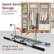 Pull Up Bar Doorway - No Screws Fitness Chin-Up Frame for Home Gym Exercise Multi-Angle Grip - 2025 Folding Upgrade (Fits Almost All Doors)