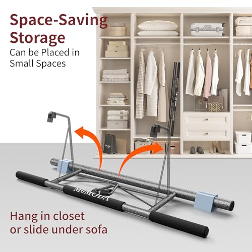 Pull Up Bar Doorway - No Screws Fitness Chin-Up Frame for Home Gym Exercise Multi-Angle Grip - 2025 Folding Upgrade (Fits Almost All Doors)