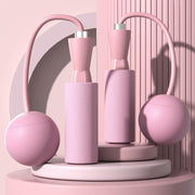 Weighted Jump Rope Without Rope Skipping Rope No Line Speed Rope Cordless For Fitness Workout Anywhere Ropeless Bod Rope for Exercise Training Beachbody Build