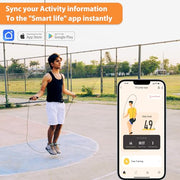 Jump Rope With Counter and App - Tangle-Free Rapid Speed Skipping Rope for Fitness, Home Exercise, Workout - Gifts for Adults, Women, Men, Kids