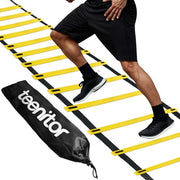 Teenitor Agility Ladder Speed Ladder Training Ladder for Soccer, Speed, Football Fitness Feet Training Carry Bag Agility Training Equipment 13 rungs, 23 feet