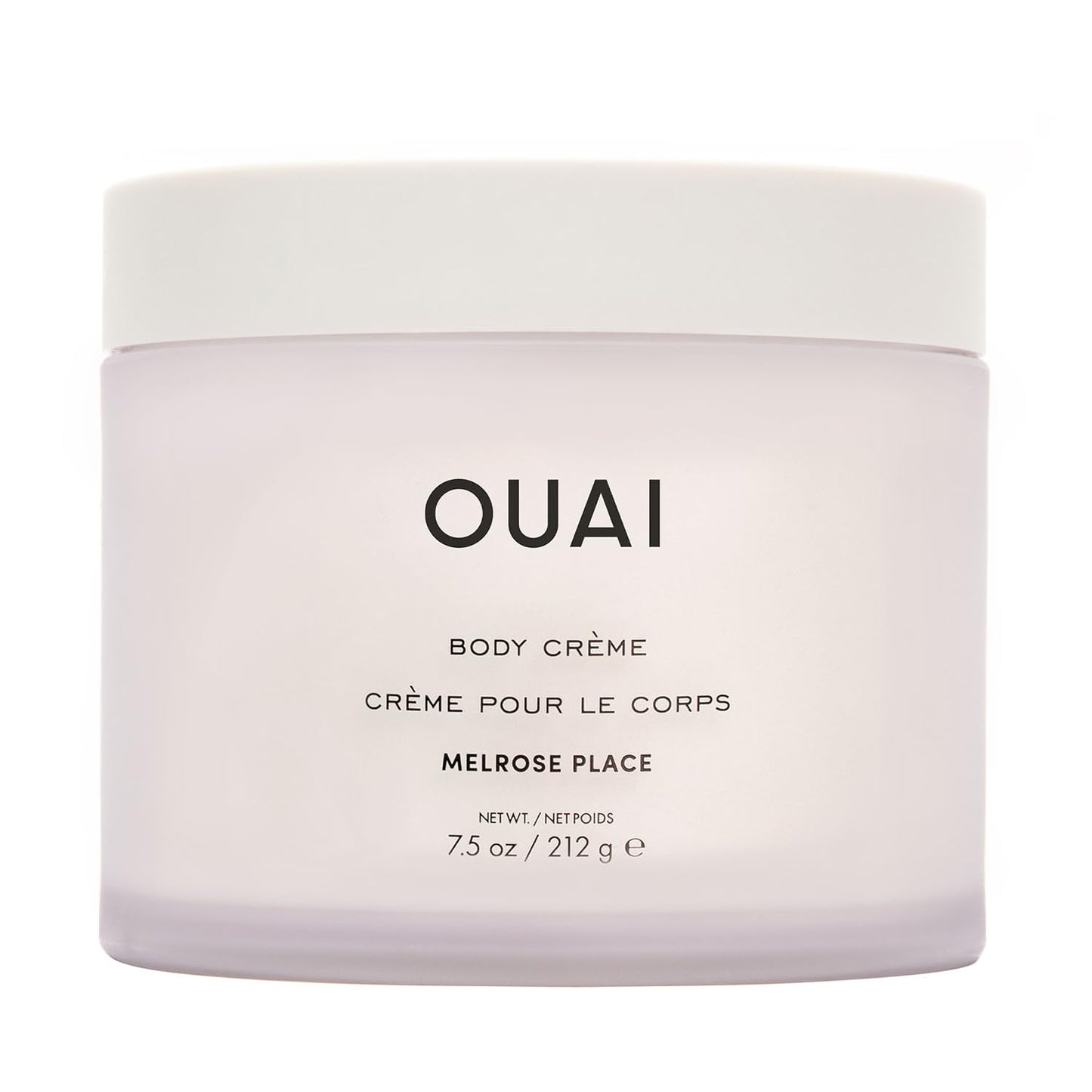 OUAI Body Cream, St. Barts - Hydrating Whipped Body Cream with Cupuaçu Butter, Coconut Oil and Squalane - Softens Skin and Delivers Healthy-Looking Glow - Sulfate-Free Skin Care (7.5 Oz)