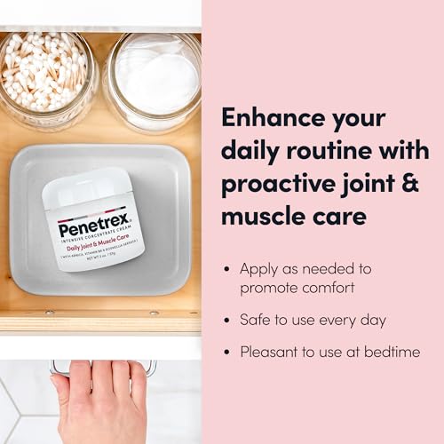 Penetrex Joint & Muscle Therapy - Soothing Muscle Rub for Back, Neck, Hands, Feet - Premium Whole Body Rub with Arnica, Vitamin B6 MSM & Boswellia - Non-Greasy 2oz Cream