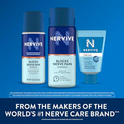 Nervive Nerve Care, Pain Relieving Large Spray, Max Strength No-Mess Topical Pain Reliever with Lidocaine and Menthol for Toes, Feet, Fingers, Hands, Legs & Arms, 4.5oz