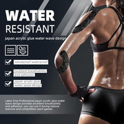 OK TAPE PRO Kinesiology Tape Uncut Roll, Elastic Physical Therapy Athletic Tape for Pain Relief, Muscle Support, Kinetic Tape, Water Resistant, 2in X 16.4ft -Black Gray 2 Rolls