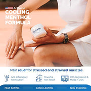 Pain Relief Cream - Anti Inflammatory formulation with Powerful Arnica, Menthol & MSM for Joints, Tendons & Muscles. Chosen by Sufferers of Arthritis, Knee, Shoulder, Neck, Back & Other Pains