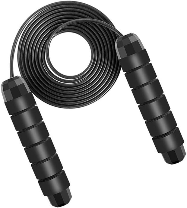 Jump Rope, Adjustable Jump Ropes for Fitness for Women Men and Kids Tangle-Free Rapid Speed Jumping Rope Cable with Ball Bearings Exercise&Slim Body at Home School Gym