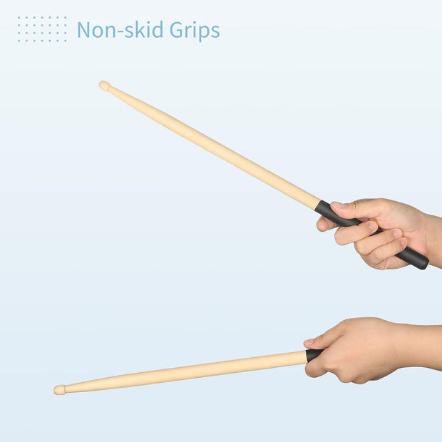 joyibay Cardio Drumming Equipment Set, Fitness Balance Ball with Pump & 3.2oz Cardio Drumming Sticks, Aerobic Exercise Ball for Workouts, Stability, Pilates, Yoga, Pregnancy Gymnastics