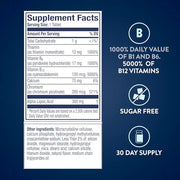 Nervive Nerve Health Glucose Support Tablets, Alpha Lipoic Acid, Chromium Picolinate, Vitamin B12, B6, B1, 30 Tablets