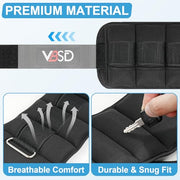 VBSD Adjustable Ankle Weights for Women Men, 1 Pair 2 4 5 6 8 10 lb Leg Weight Straps, Weighted Ankle Weights Set for Gym, Fitness, Yoga, Jogging, Walking, Aerobics, Physical Therapy