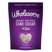 Wholesome Sweeteners 10-Pound Organic Cane Sugar, Fair Trade, Non GMO, Gluten Free, Pure & Vegan, for Baking and Sweetening