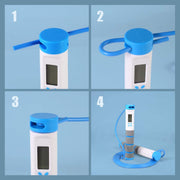 Jump Rope, Digital Weighted Handle Workout Jumping Rope with Calorie Counter for Training Fitness, Adjustable Exercise Speed Skipping Rope for Men, Women, Kids, Girls