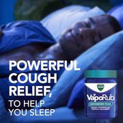 Vicks VapoRub Advanced Plus, Powerful Cough Suppressant, Topical Chest Rub & Analgesic Ointment, Medicated Vicks Vapors, Fast Cough Relief, 2.82oz x 2