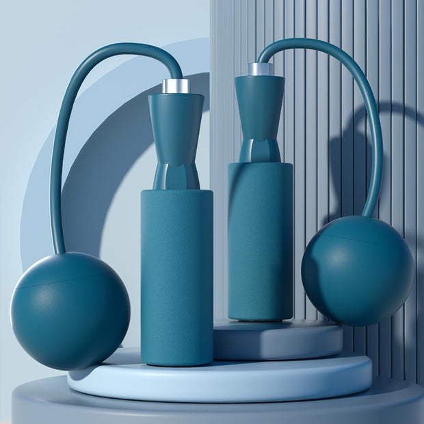 Weighted Jump Rope Without Rope Skipping Rope No Line Speed Rope Cordless For Fitness Workout Anywhere Ropeless Bod Rope for Exercise Training Beachbody Build