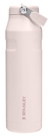 Stanley IceFlow Flip Straw 2.0 Water Bottle 24 oz | Built-In Straw for Travel and Sports | Lightweight and Leak Resistant | Insulated Stainless Steel | BPA-Free | Pink Mesa