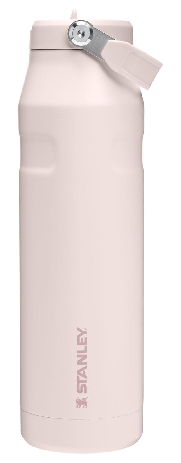Stanley IceFlow Flip Straw 2.0 Water Bottle 24 oz | Built-In Straw for Travel and Sports | Lightweight and Leak Resistant | Insulated Stainless Steel | BPA-Free | Pink Mesa