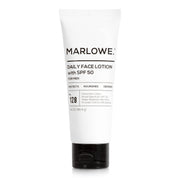 MARLOWE. Mens Skin Care Set, No. 204 Daily Essential Face Kit, No. 121 Facial Cleanser, No. 123 Facial Moisturizer, No. 127 Eye Cream, No. 128 Daily Face Lotion with SPF 50, Great Gift for Men