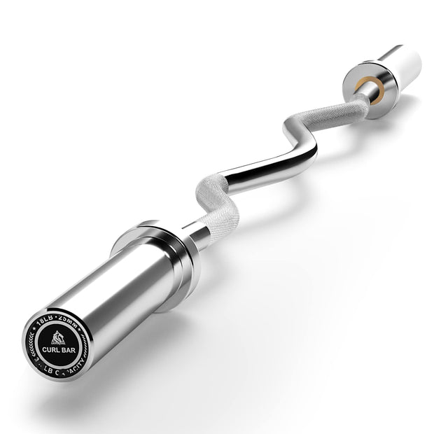 LIONSCOOL Premium 4ft/4.9ft/6ft Barbell for Strength Training and Olympic Weightlifting, 2 Inch Bar for Squats, Curls, Deadlifts, Presses, Hip Thrusts, 350lbs/500lbs/700lbs Weight Capacity