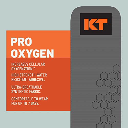 KT Tape Pro Oxygen, Synthetic Kinesiology Athletic Tape with Celliant Technology