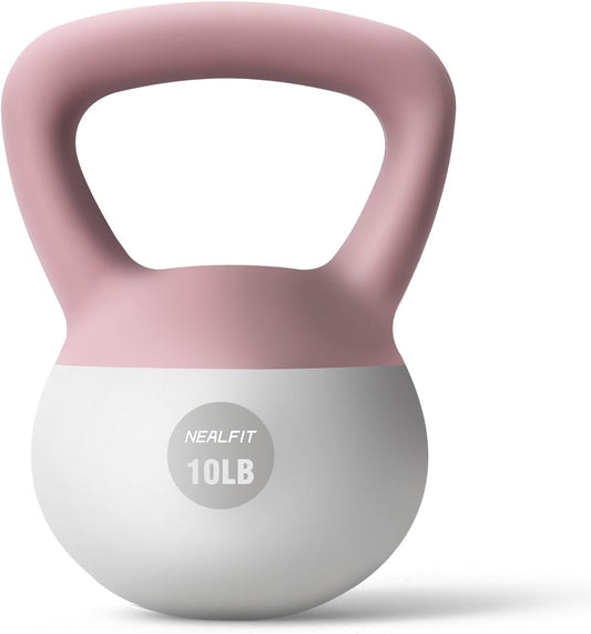 Soft Kettlebell 5LB/10LB/15LB/20LB/25LB, Kettlebells Set Soft Kettle Bell Anti-Slip Grip Weight for Home Gym Strength Training
