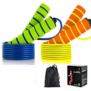 Ponydash Jump Rope, Jump Ropes for Kids, 2 Pack Kids Jump Rope Lightweight &Adjustable &Durable jumping rope for Fitness-Speed Jump Rope for Women Men Youth, Foam Grips Handles for, Workout
