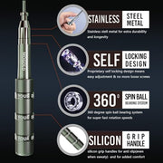 Speed Jump Rope - Tangle-Free Foldable Grip Skipping Rope for Fitness, Boxing & Cardio - Durable PVC Cable for Men Women